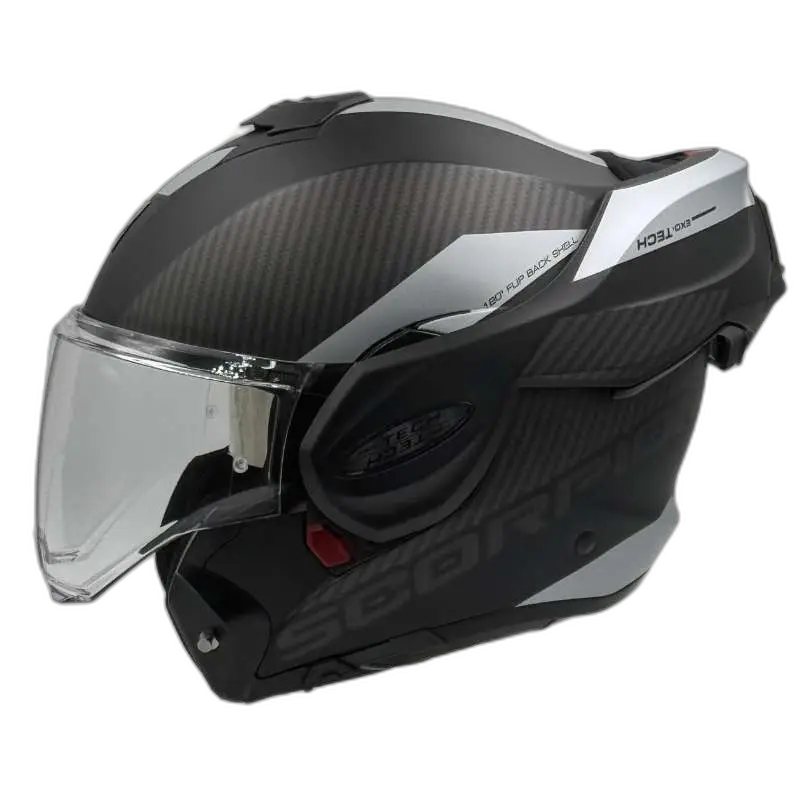 Scorpion Exo-Tech Evo Team Matt Black-Silver