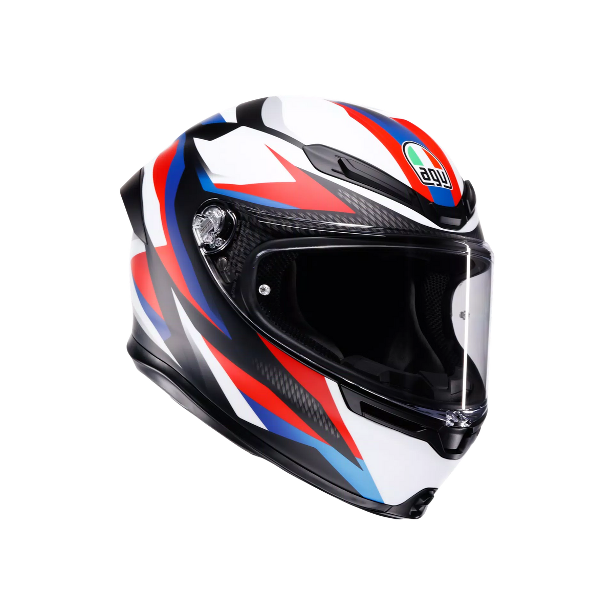 AGV K6 S Timewarp Matt Black Red Blue