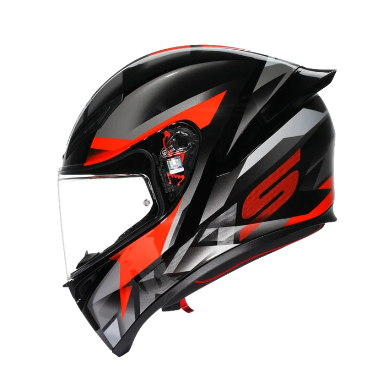AGV K1 S Fastlap Black Grey Red interieur Dry Comfort