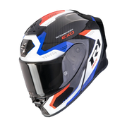 Scorpion EXO R1 EVO Carbon Air Propel Black White Red motorhelm integraal