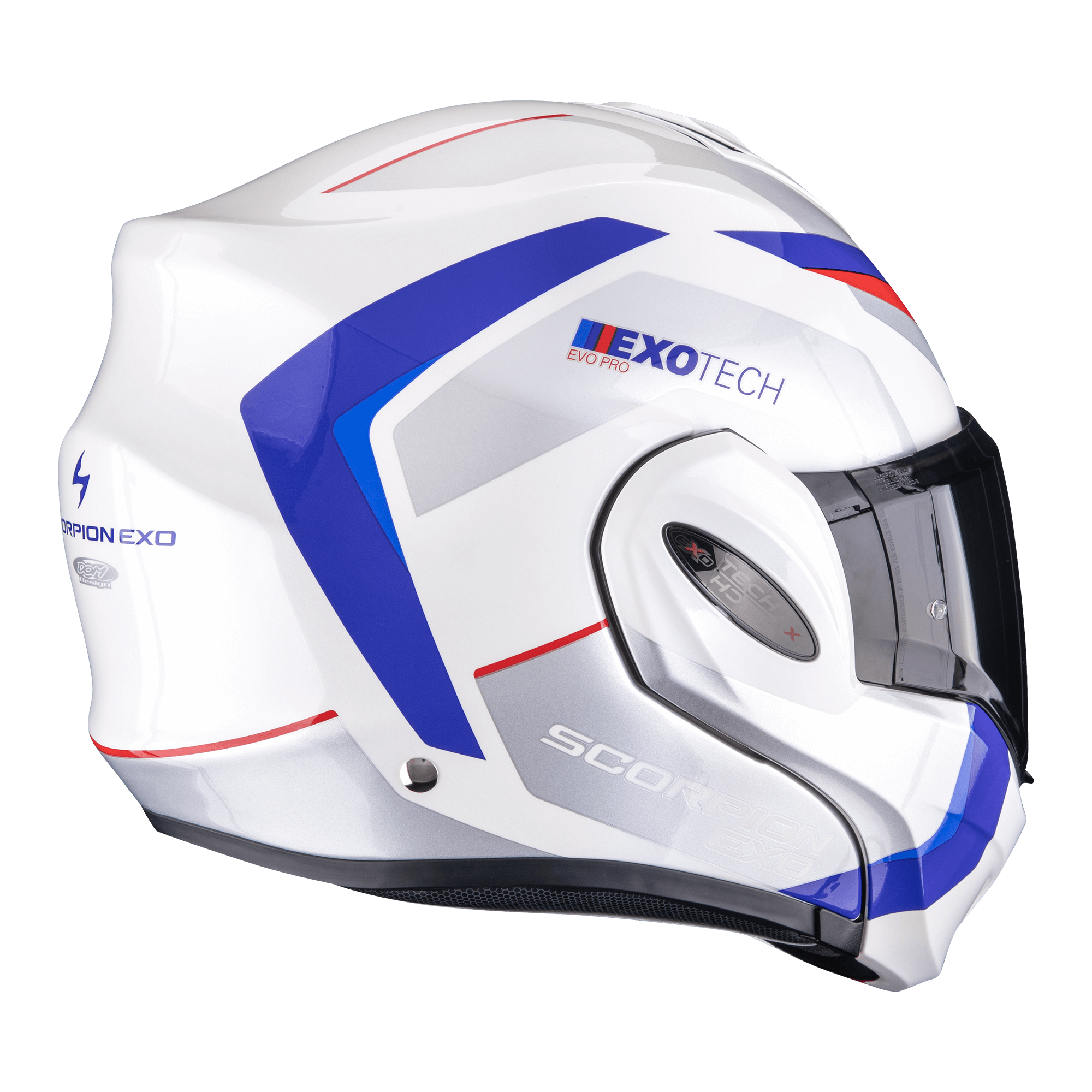 Scorpion Exo-Tech Evo Pro Acuti White Blue Red