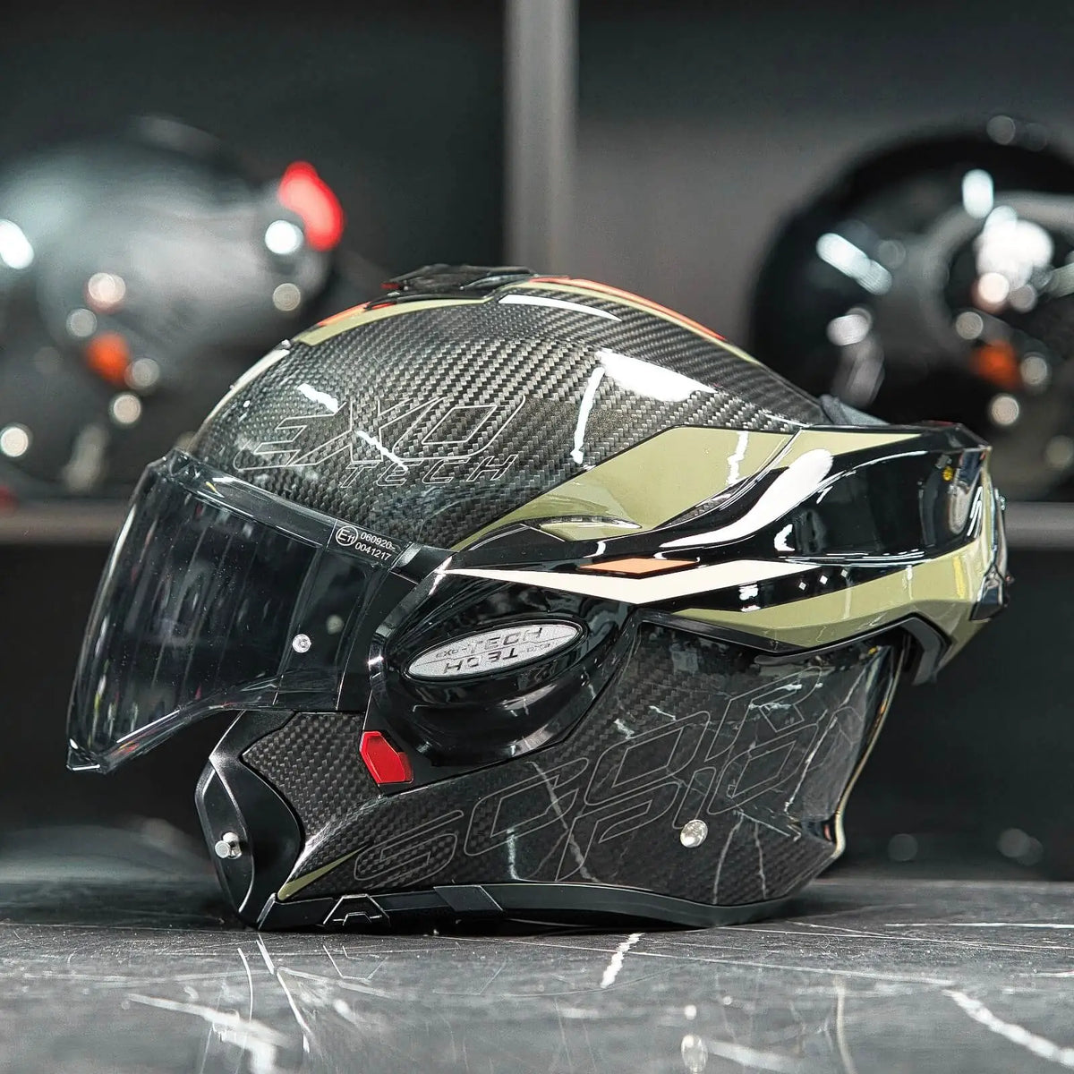 Scorpion Exo-Tech Evo Carbon Rover Black-Green