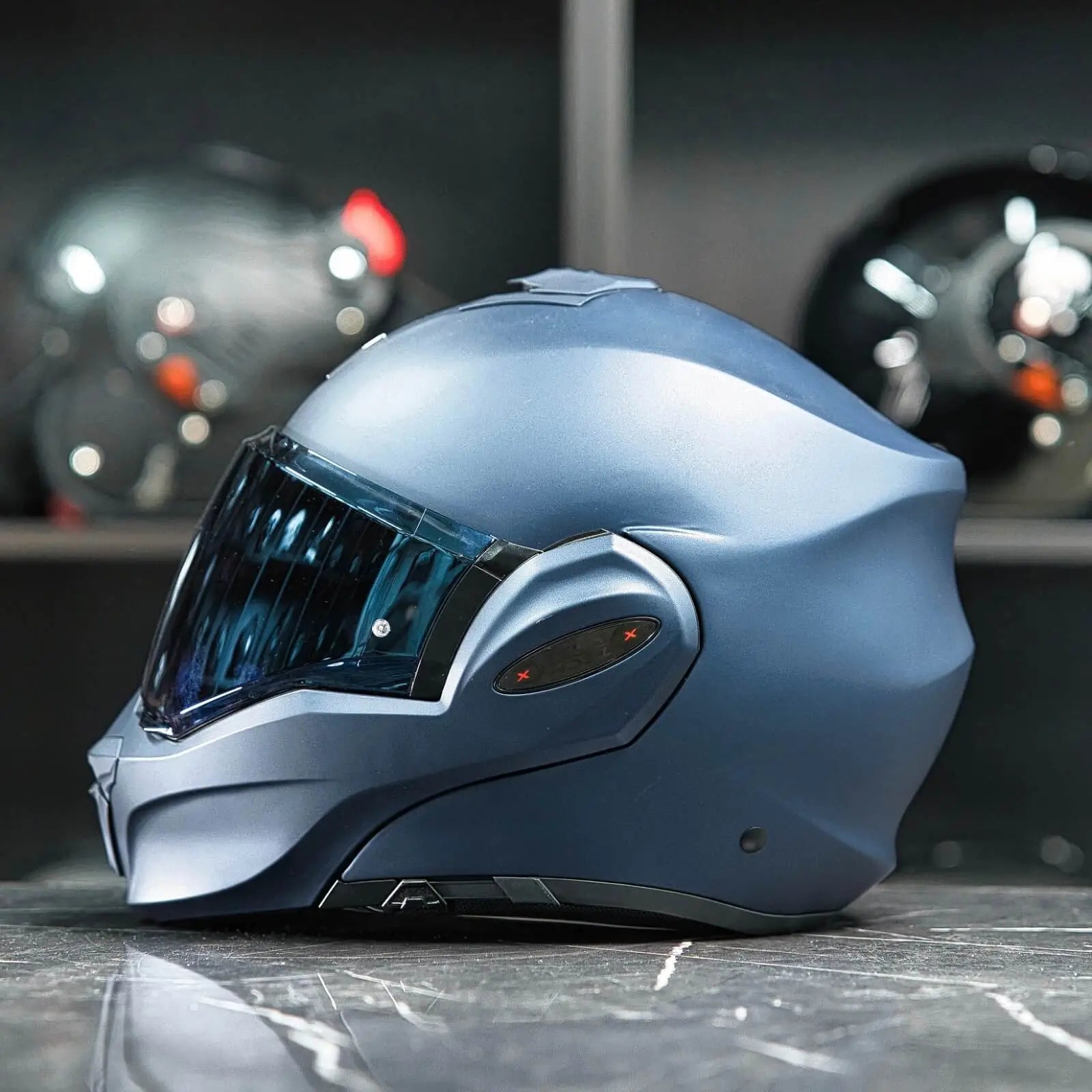 Scorpion Exo-Tech Evo Pro Solid Matt Metallic Blue