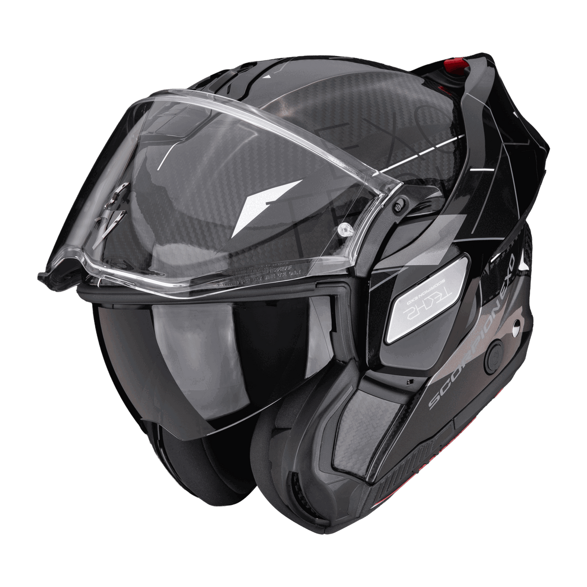 Scorpion EXO-TECH II Carbon VIATOR Black Silver