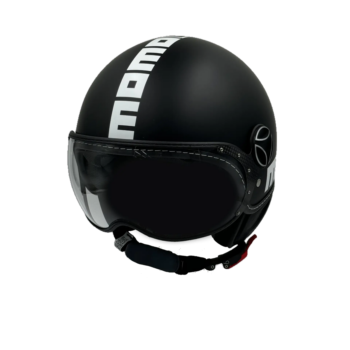 Momo Jet FGTR Classic Nero Opaco Silver
