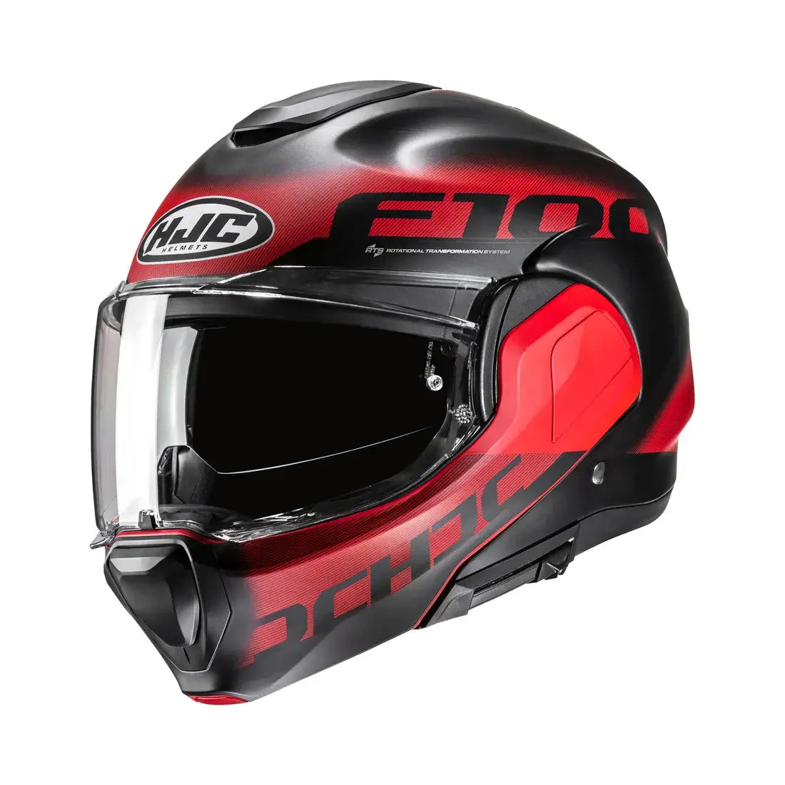 HJC F100 Hetal Rood/Zwart
