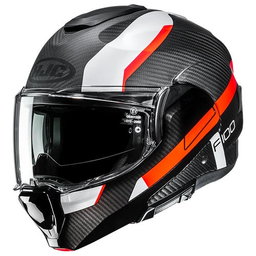HJC F100 Carbon Askan Zwart Oranje