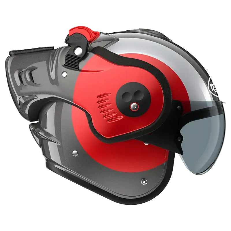 Roof Boxer V8 Alpha Focus Red Silver