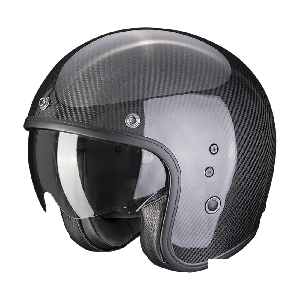 Scorpion Belfast Evo Carbon Solid Glossy Black