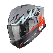 Scorpion EXO-530 JSK 97 Grey Matt Red