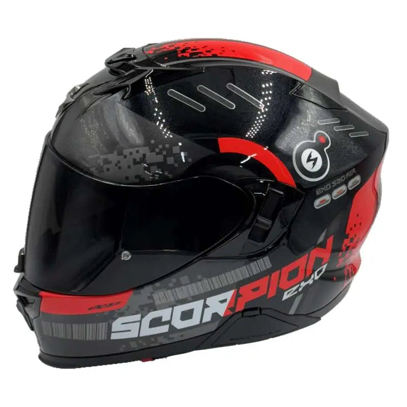 Scorpion Exo-520 Evo Air Titan Metal Black-Red