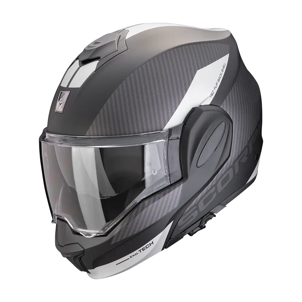 Scorpion Exo-Tech Evo Team Matt Black-Silver