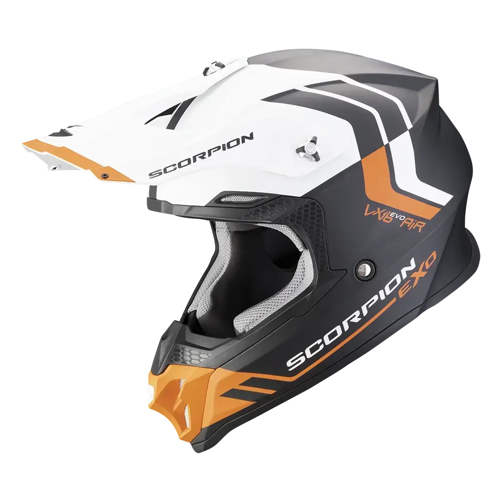 Scorpion VX-16 Evo Air Fusion Matt Black-Orange