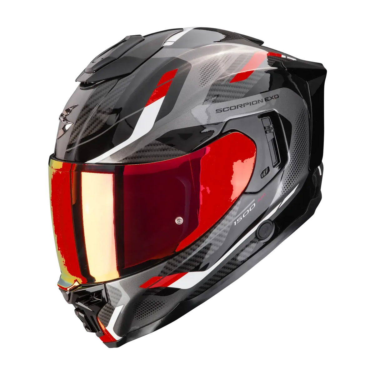 Scorpion EXO-1500 Sleek Black Red