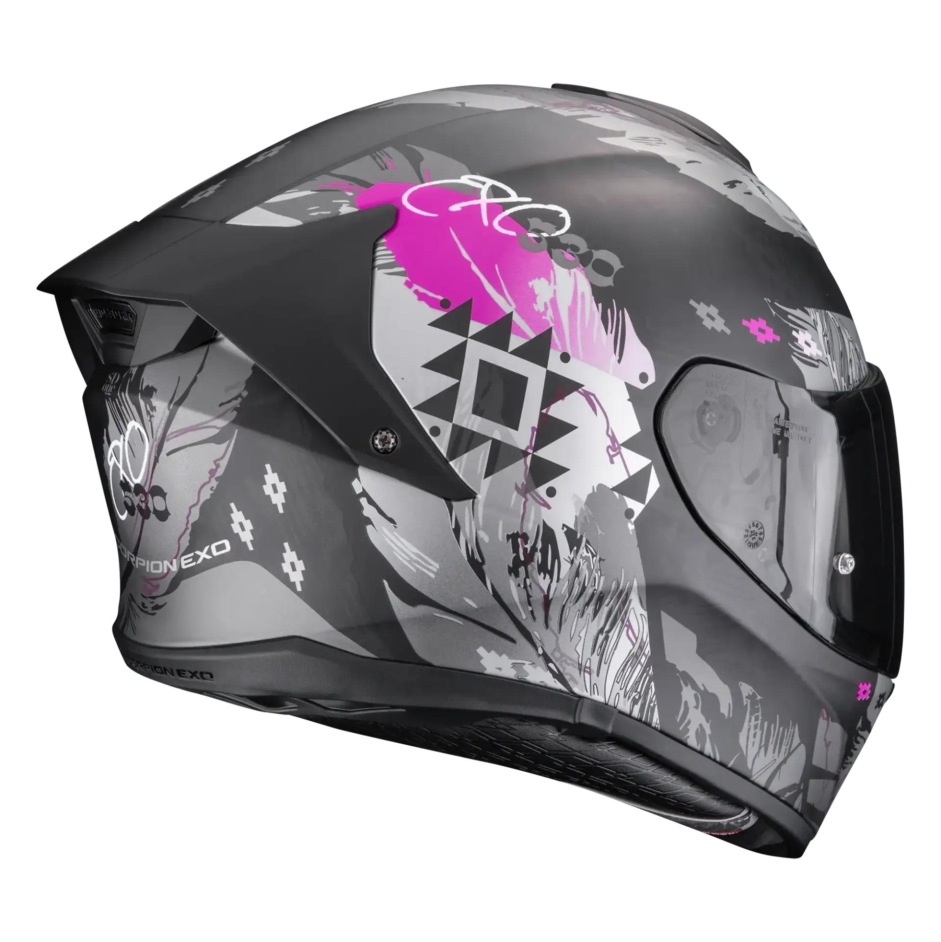 Scorpion EXO-530 Hadji Matt Black Pink