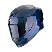 Scorpion EXO R1 EVO Carbon Air Onyx Blue motorhelm integraal