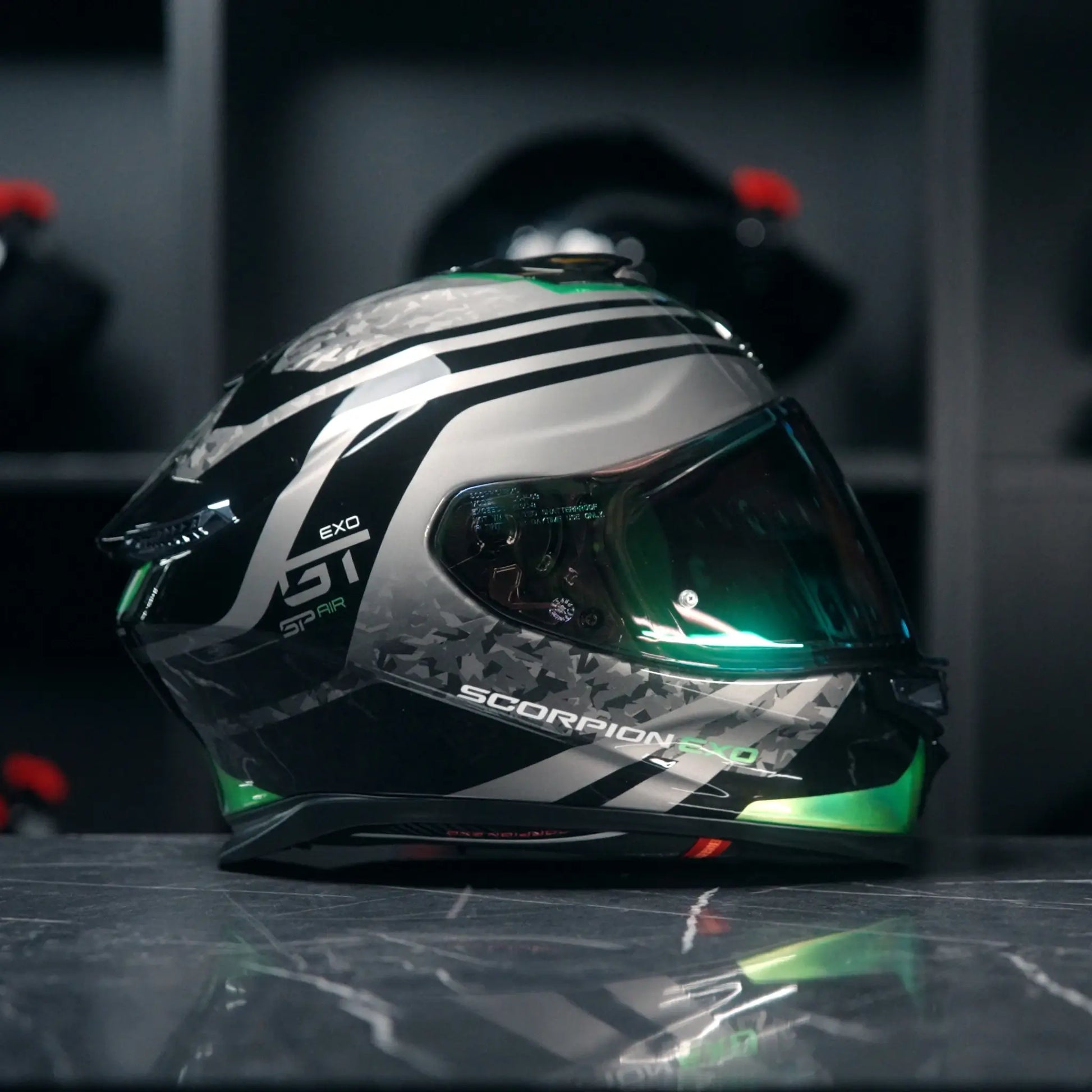 Scorpion EXO-GT SP Air Arten Black Green