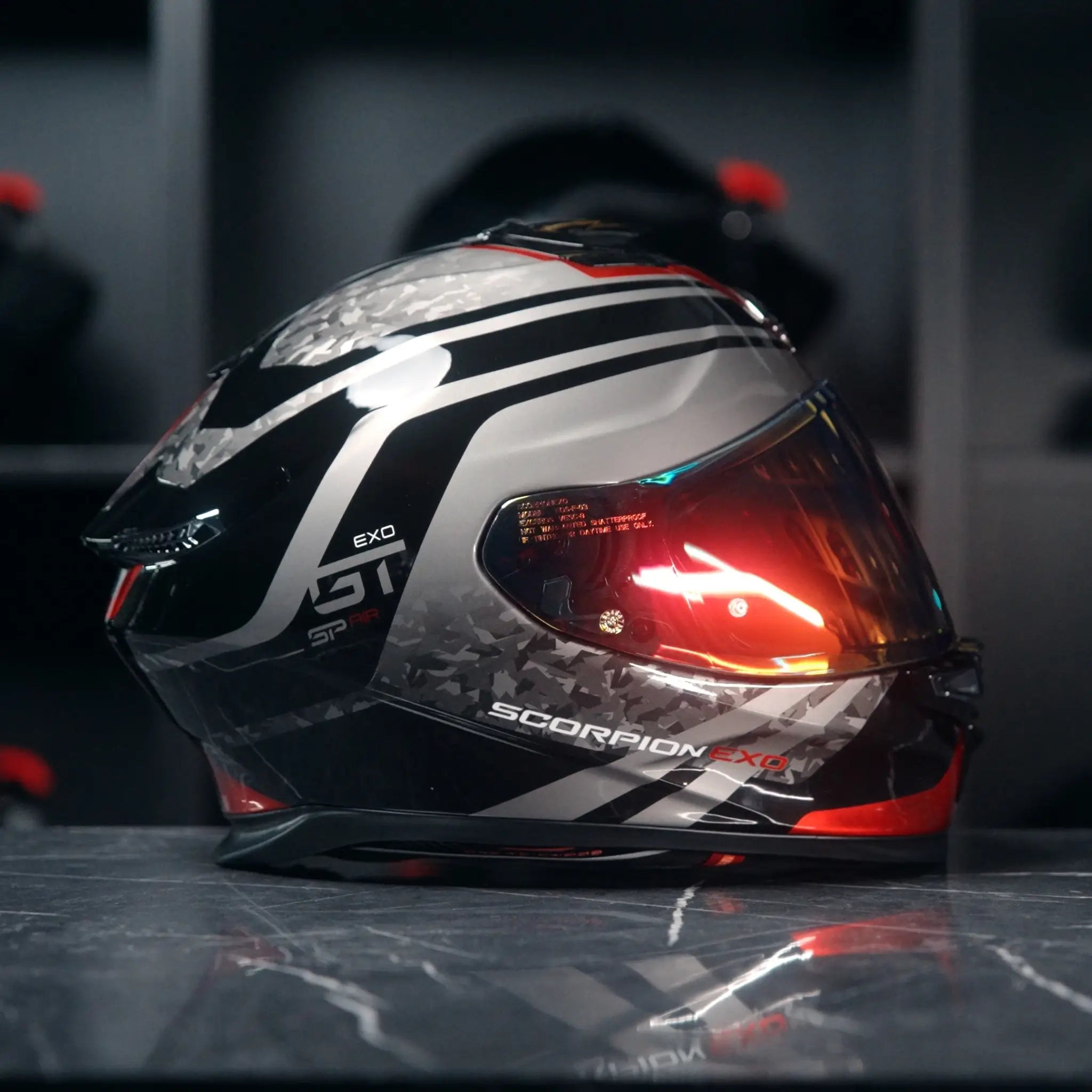 Scorpion EXO-GT SP Air Arten Black Red