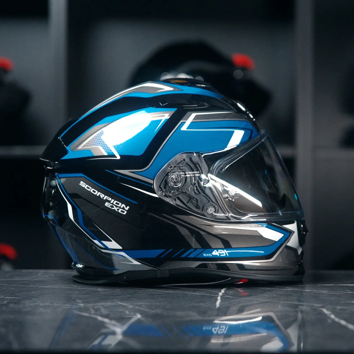 Scorpion Exo-491 Zumo Black Blue