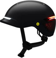 Unit 1 Gear FARO Blackbird helm met geïntegreerde verlichting en modern design in zwart.