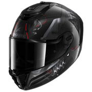 Shark Spartan RS Carbon Xbot motorhelm in Carbon Anthracite met lichtgewicht design en premium veiligheidskenmerken.