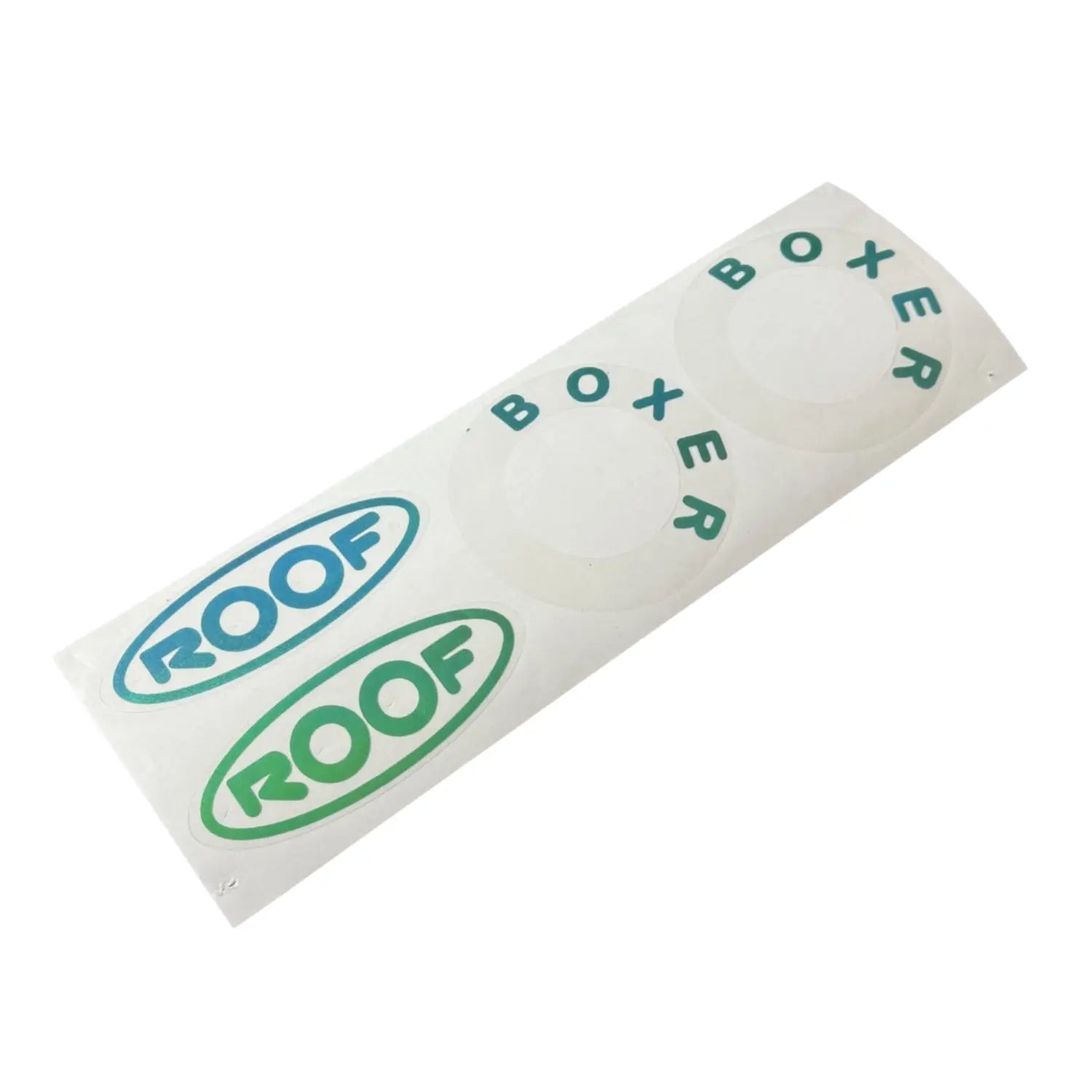 Custom Stickerset - Boxer V8/Alpha Iridium Groen