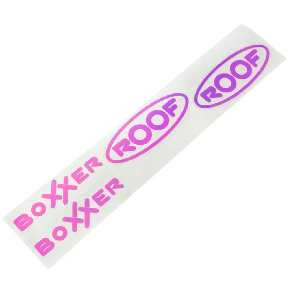 Custom Stickerset - Boxxer RO9 Iridium Paars