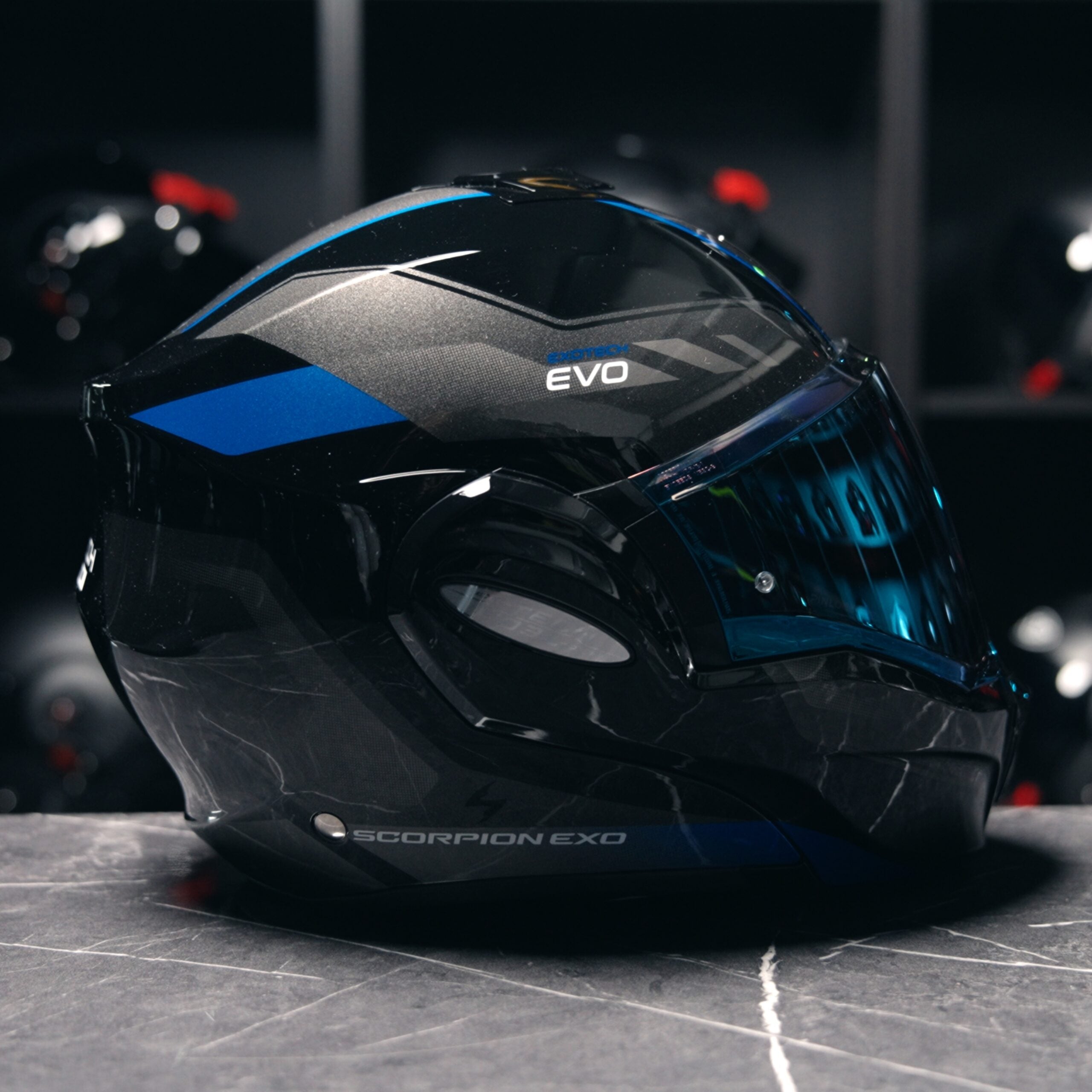 Scorpion Exo-Tech Evo Socius Black Blue