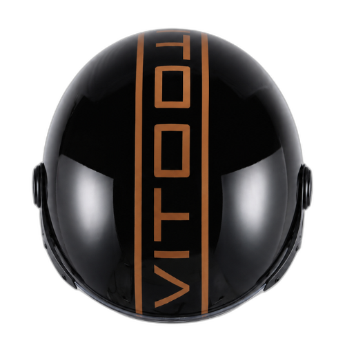 Helm Vito Jet Lavello Glans Zwart